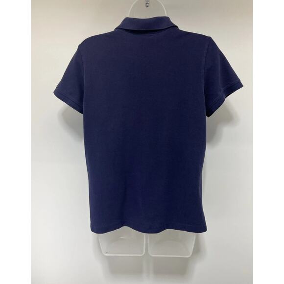 LILLY PULITZER Girls Blue Pima Cotton Short Sleeved Resort Fit Polo Shirt XL - Picture 4 of 7